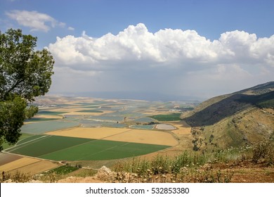 Jezreel Valley In Lower Galilee, Israel