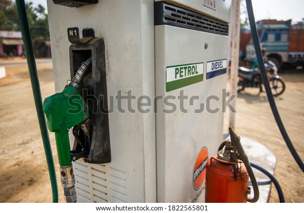 Jharkhand/India\
- Sep 27 2020: view of local petrol pump\
