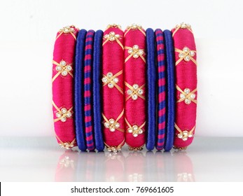 Silk Thread Bangles Images Stock Photos Vectors Shutterstock