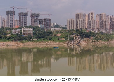 Jialing River Near Ciqikou Ancient Town, China