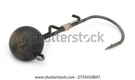 Jighead hook for catching predatory fish
