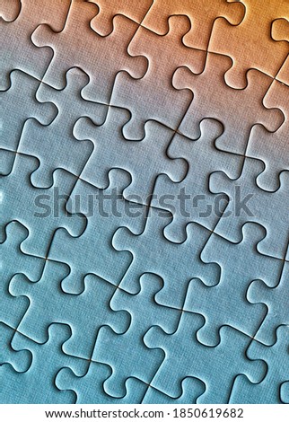 Jigsaw puzzle background, completed pattern