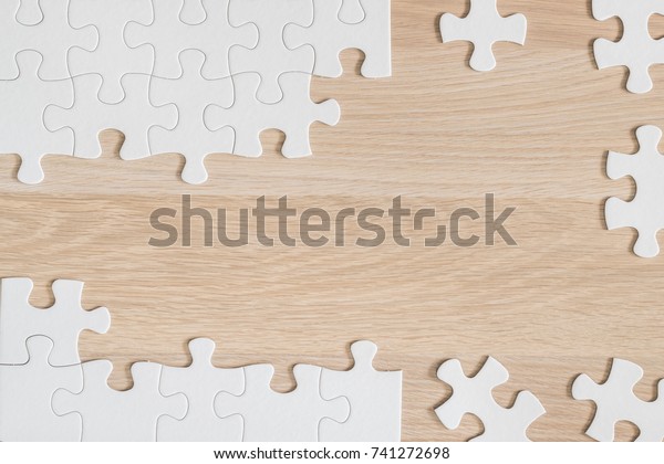 Jigsaw Puzzle Game Piece On Light Stock Photo Edit Now 741272698