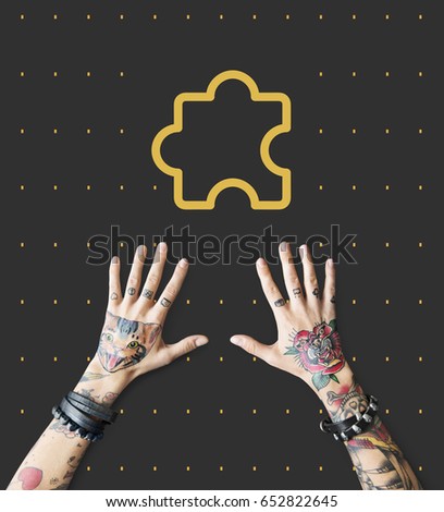 Jigsaw Puzzle Icon Symbol Sign