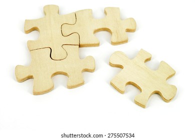 Jigsaw Puzzle Isolated On White Stock Photo 275507534 | Shutterstock