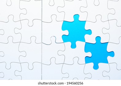 Last Piece Jigsaw Puzzle Closeup Stock Photo (Edit Now) 169120412