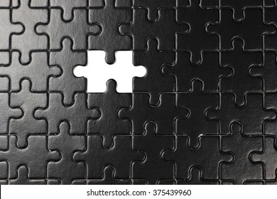 Jigsaw Puzzle One Piece Missing