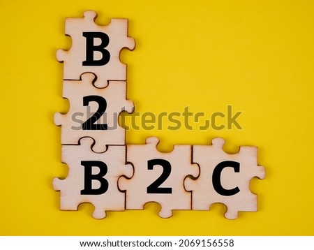 Jigsaw puzzle with text 
