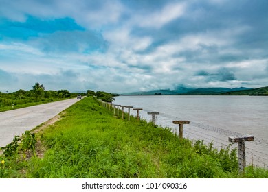 Jilin Province Hunchun Tumen River Bund Landscape