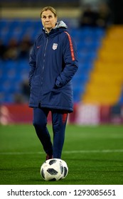 Jill Ellis Of USA During The Friendly Match Between Spain And USA At Rico Perez Stadium In Alicante, Spain On January 22 2019. 