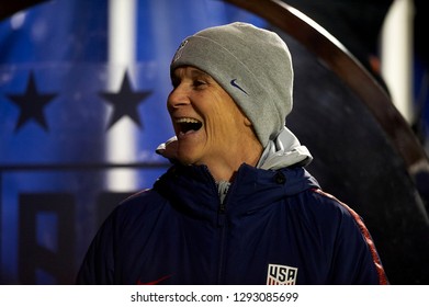 Jill Ellis Of USA During The Friendly Match Between Spain And USA At Rico Perez Stadium In Alicante, Spain On January 22 2019. 