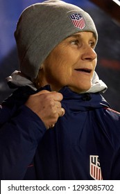 Jill Ellis Of USA During The Friendly Match Between Spain And USA At Rico Perez Stadium In Alicante, Spain On January 22 2019. 