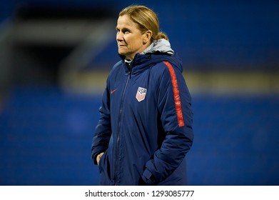 Jill Ellis Of USA During The Friendly Match Between Spain And USA At Rico Perez Stadium In Alicante, Spain On January 22 2019. 