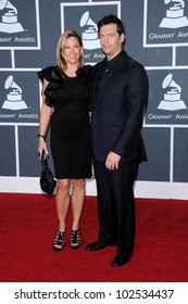 Jill Goodacre And Harry Connick Jr.  At The 52nd Annual Grammy Awards - Arrivals, Staples Center, Los Angeles, CA. 01-31-10