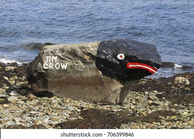 Jim Crow Rock, Located At Hunters Quay - Scotland