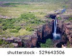 Jim Jim Falls from above, Kakadu. Top End, Northern Territory, Australia