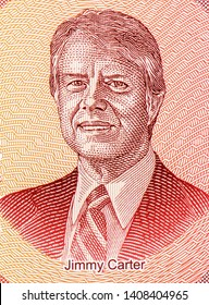 Jimmy Carter on 50 Dollars Georgia 4th state,  Dollars Polymer Banknote, Fancy polymer money Set of states. Applied Currency Concepts. Banknotes Collection