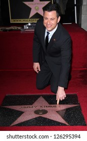 Jimmy Kimmel At Jimmy Kimmel's Induction Into The Hollywood Walk Of Fame, Hollywood, CA 01-25-13