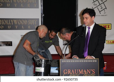 Jimmy Kimmel At The Kobe Bryant Hand And Footprint Ceremony, Chinese Theater, Hollywood, CA. 02-19-11