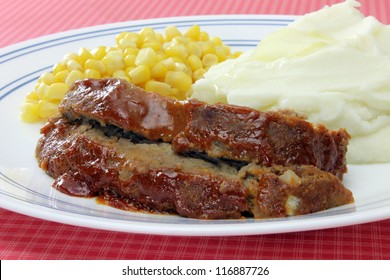 Jim's Meatloaf Dinner Plate