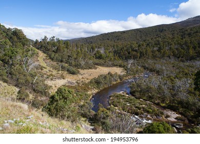 Jindabyne Dam As Part Of The Snowy Mountains Hydro-Electric Scheme In New South Wales, Australia