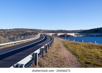 Jindabyne Dam As Part Of The Snowy Mountains Hydro-Electric Scheme In New South Wales, Australia