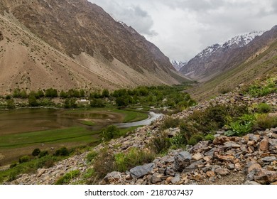 Jisev (Jizev Or Jizeu) Valley In Pamir Mountains, Tajikistan
