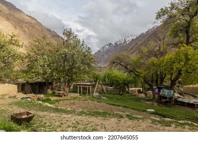 Jizeu (Jizev Or Jisev) Village In Pamir Mountains, Tajikistan