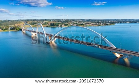 JK Bridge in Brasilia Capital of Brazil