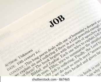 Job Book Of The Bible