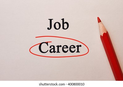 Job Career Red Circle Pencil On Stock Photo 400800010 | Shutterstock