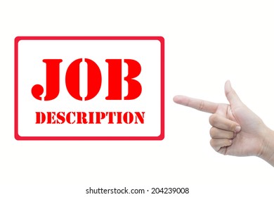 Job Description Images, Stock Photos & Vectors | Shutterstock