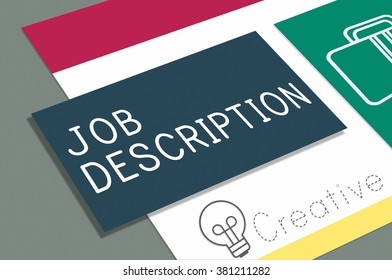 Job Description Task Duty Role Occupation Concept