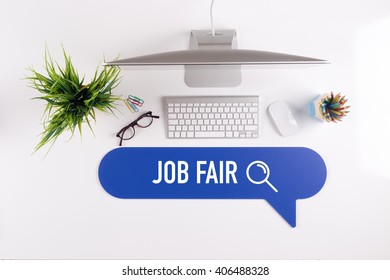 JOB FAIR Search Find Web Online Technology Internet Website Concept