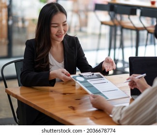 Job Interview In Office, Focus On Resume Writing Tips, Employer Reviewing Good Cv Of Prepared Skilled Applicant, Recruiter Considering Application, Hr Manager Making Hiring Decision.