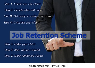 Job Retention Scheme For Business Concept