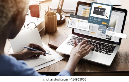Job Search Career Recruitment Occupation Career Concept - Shutterstock ID 414963955
