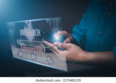job search concept, find your career, woman looking at online website - Shutterstock ID 2179481135