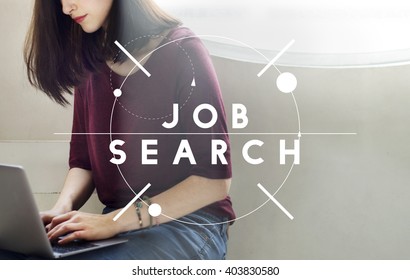 Job Search Employment Headhunting Career Concept