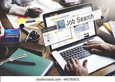 Job Search Human Resources Recruitment Career Concept