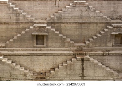 Jodhpur, Rajasthan, India - 02 29 2019: Stepwell Toorji Ka Jhalra Bavdi