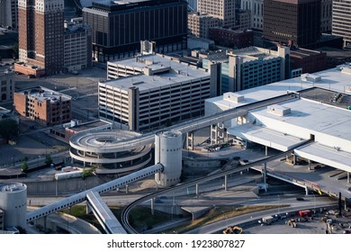 Joe Louis Building In Detroit 