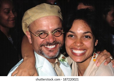 Joe Pantoliano And Rosario Dawson At World Premiere Of AI Artificial Intelligence, NY 6/26/2001