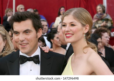 Joe Wright & Rosamund Pike 80th Academy Awards ( Oscars) Kodak Theater Los Angeles, CA February 24, 2008