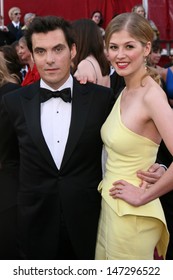 Joe Wright & Rosamund Pike 80th Academy Awards ( Oscars) Kodak Theater Los Angeles, CA February 24, 2008