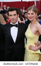 Joe Wright & Rosamund Pike 80th Academy Awards ( Oscars) Kodak Theater Los Angeles, CA February 24, 2008