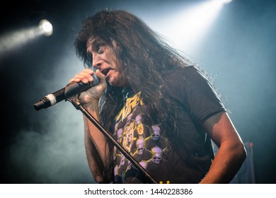 Joey Belladonna, Lead Singer Of Anthrax Band, Live At Manchester Academy UK, February 2017 