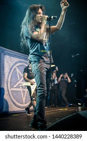 Joey Belladonna, Lead Singer Of Anthrax Band, Live At Manchester Academy UK, February 2017 