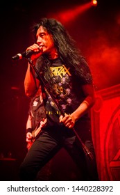 Joey Belladonna, Lead Singer Of Anthrax Band, Live At Manchester Academy UK, February 2017 