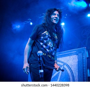 Joey Belladonna, Lead Singer Of Anthrax Band, Live At Manchester Academy UK, February 2017 